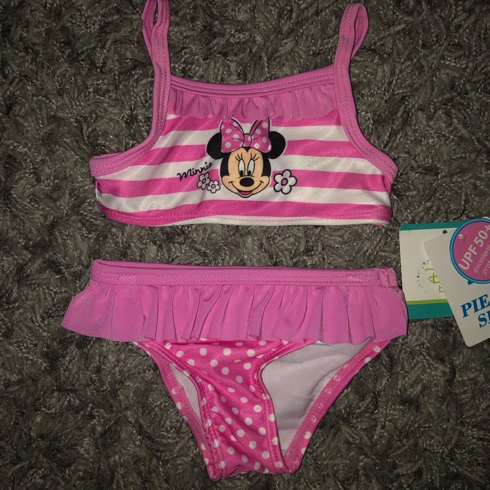 Disney Baby Minnie Mouse Swim Suit, 3-6 Months, New With Tags